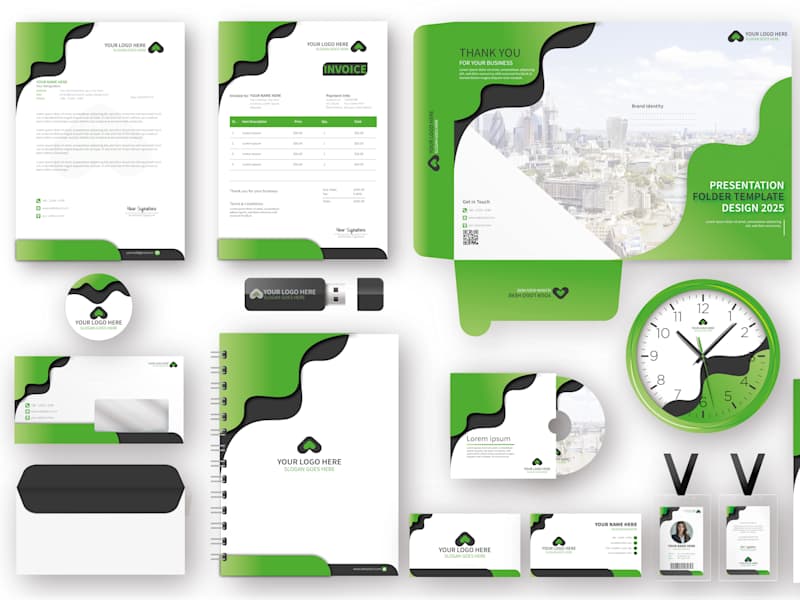 Cover image for Modern Corporate Stationery Branding Kit