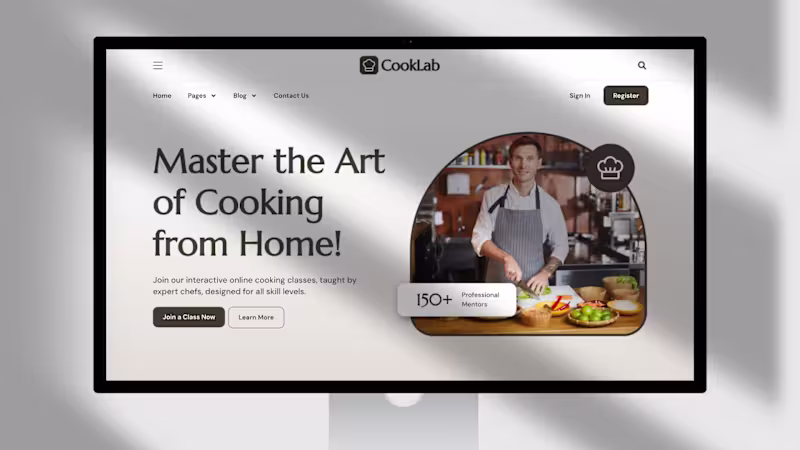 Cover image for Cooklab - CookLab - Online Cooking Class