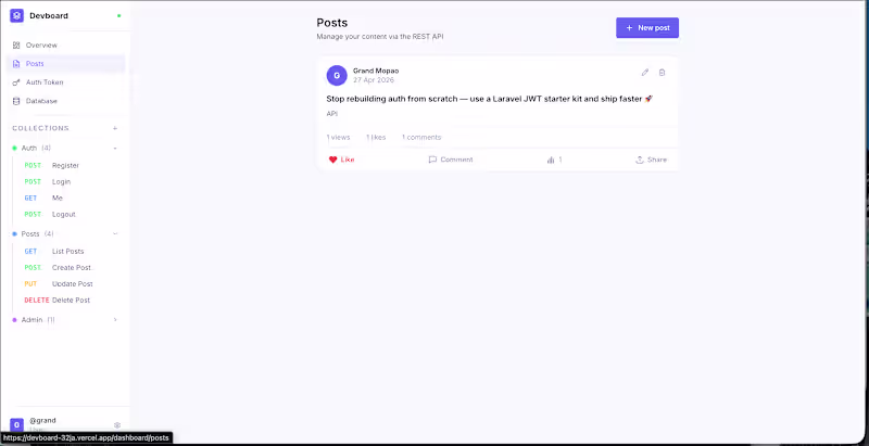 Cover image for  Just shipped something I've