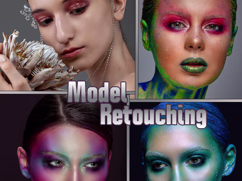 Cover image for Model Retouching / Frequency Separation / High-Res