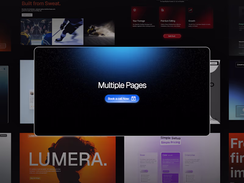 Cover image for Multi-Page Website Design + Framer Development.