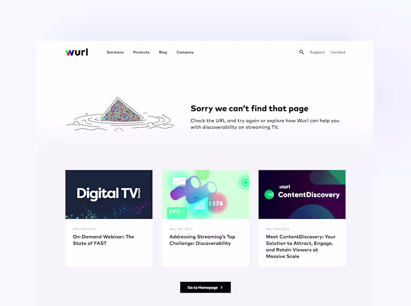 Cover image for Wurl 404 Page