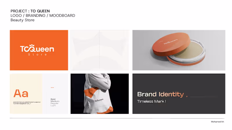 Cover image for Brand design for To Queen :) let's work together ! W-app : +...