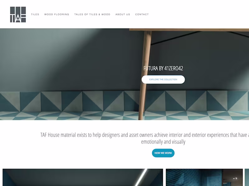 Cover image for TAF House Material | Leading Italian Tile Supplier in Dubai