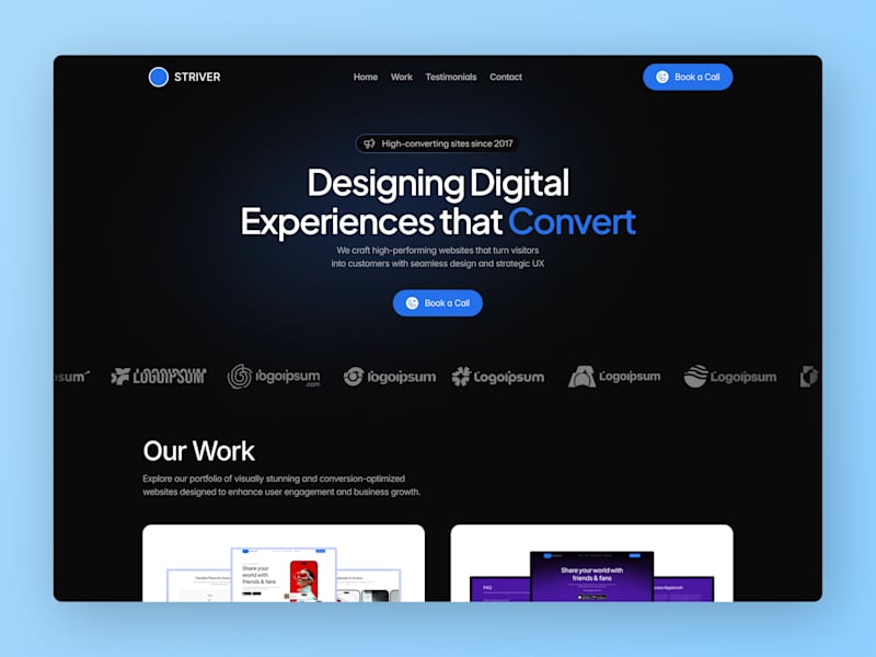 Cover image for Striver - Modern Agency & Portfolio Template