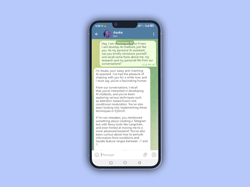 Cover image for Telegram AI Assistant