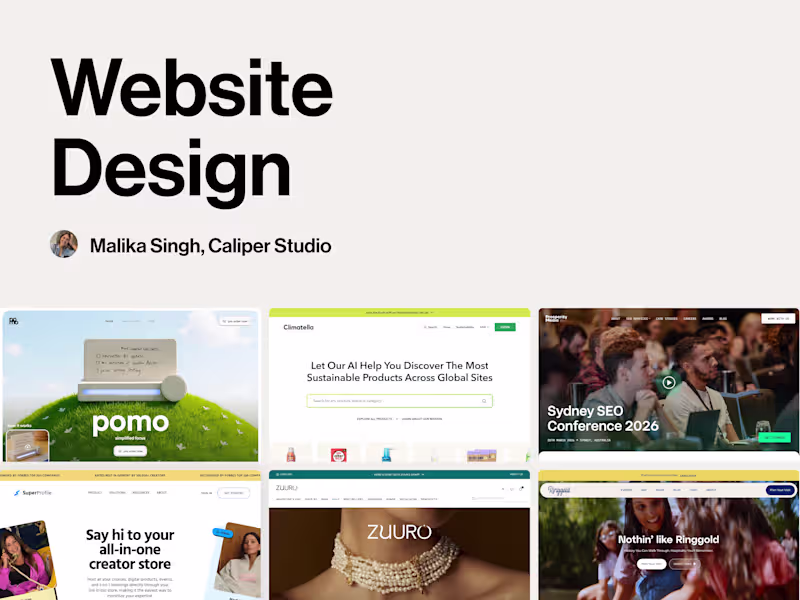 Cover image for Website Design