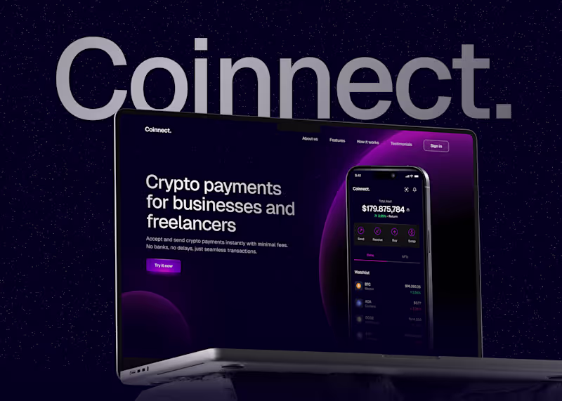 Cover image for Crypto Landing Page Framer Development