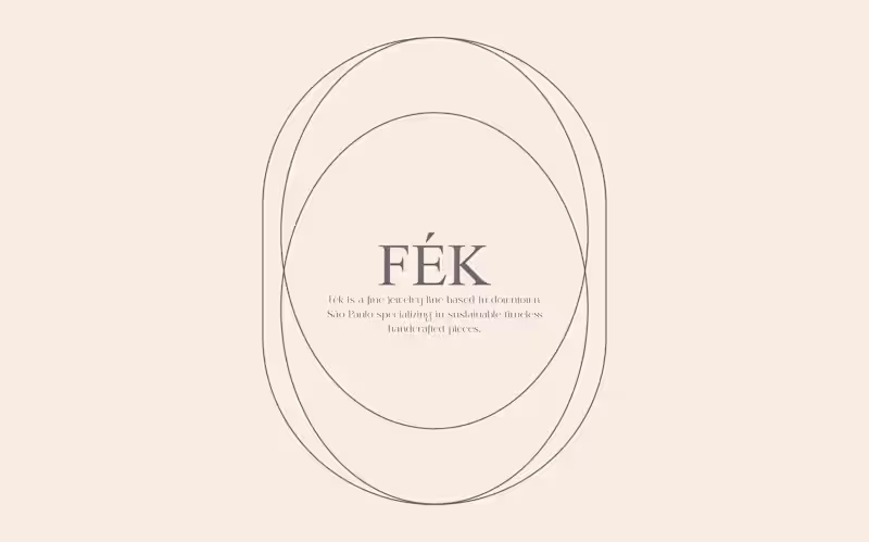 Cover image for FÉK - JEWELRY BRAND STUDY CONCEPT