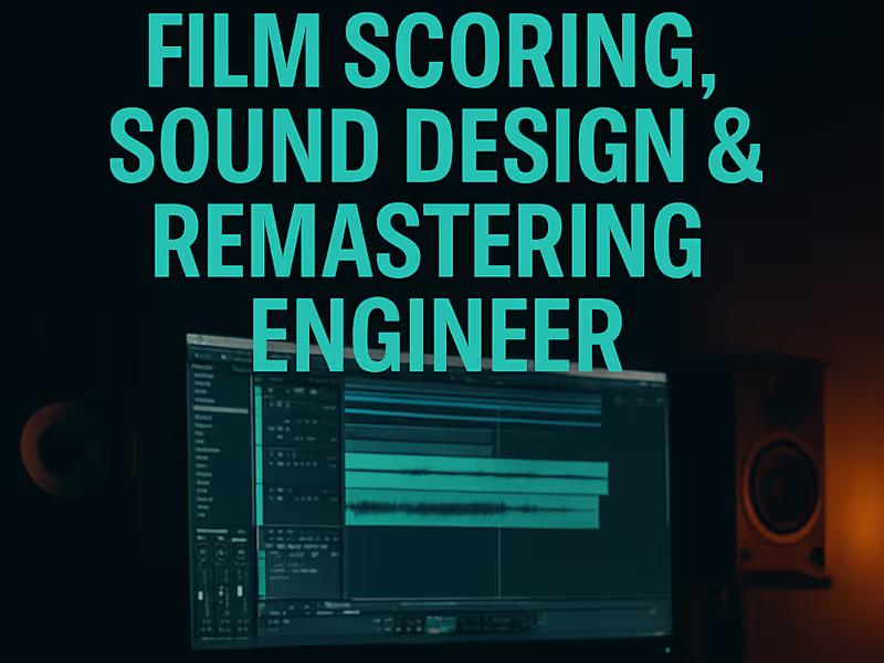 Cover image for Film Scoring, Sound Design & Remastering Engineer