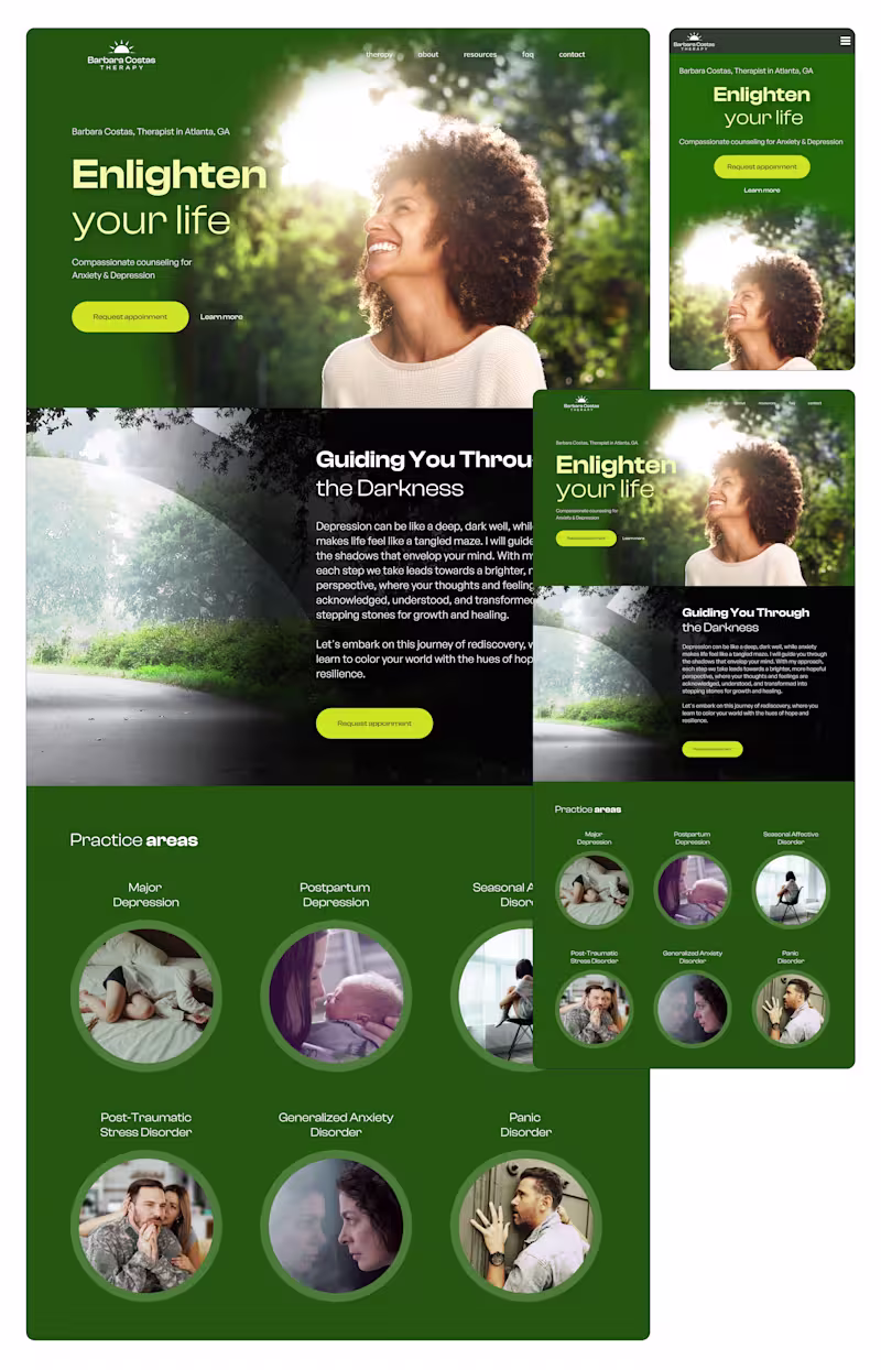 Cover image for Psychotherapy Web Site