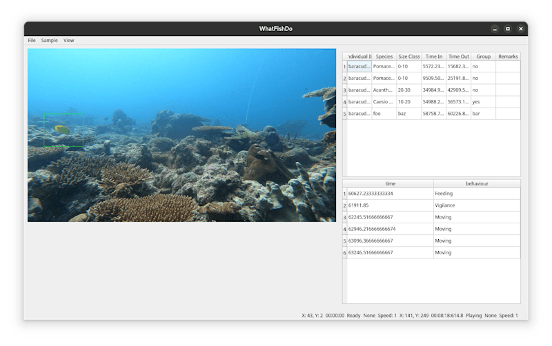 Cover image for WhatFishDo: A Behavior Annotation Tool for Videos