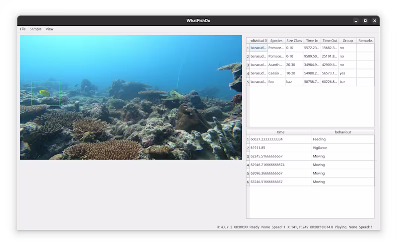 Cover image for WhatFishDo: A Behavior Annotation Tool for Videos