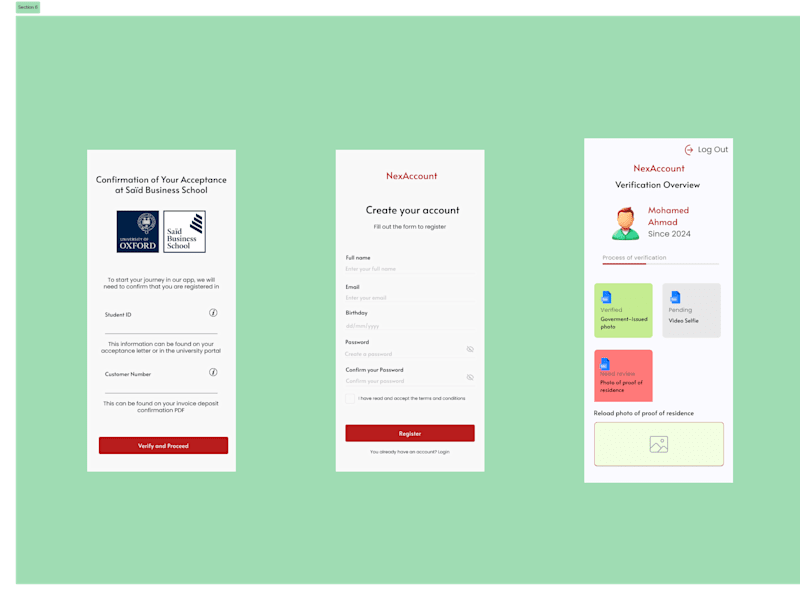 Cover image for Nexaccount First app version