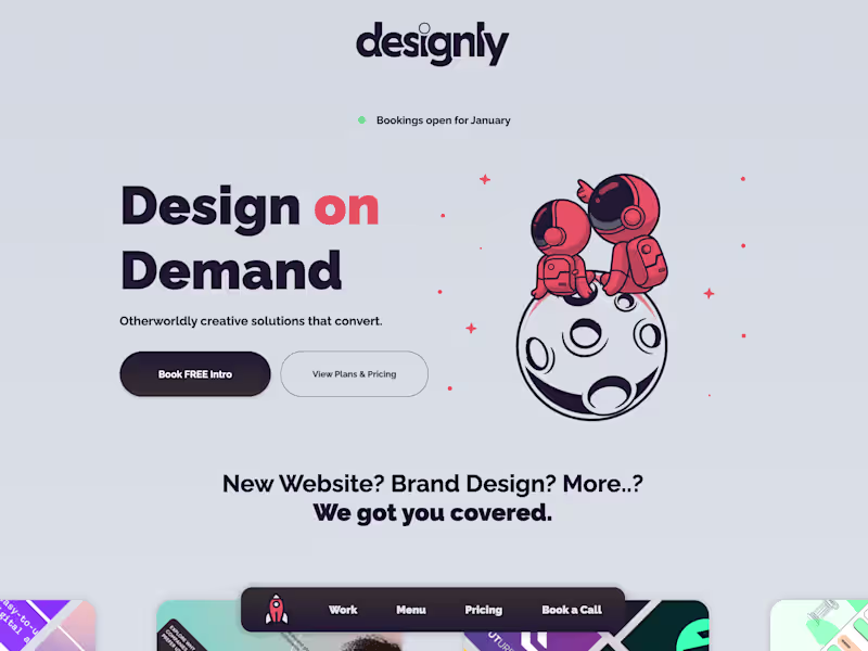 Cover image for Designly - Unlimited Design and Web Solutions on Demand