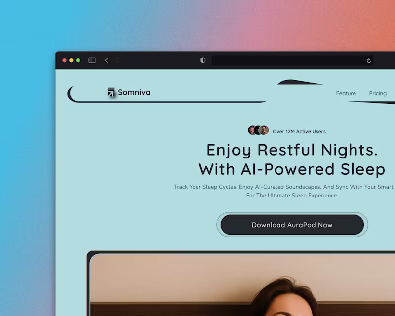 Cover image for Somnia Website Design for Enhanced User Engagement