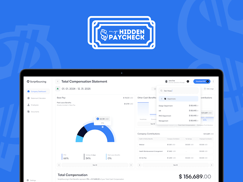 Cover image for MyHiddenPaycheck: HRM B2B SaaS platform for Payroll Transparency