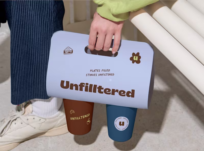 Cover image for Unfilltered Café (Brand Identity + Packaging)