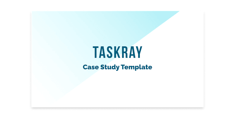 Cover image for Case Study Deck for Project Management Platform