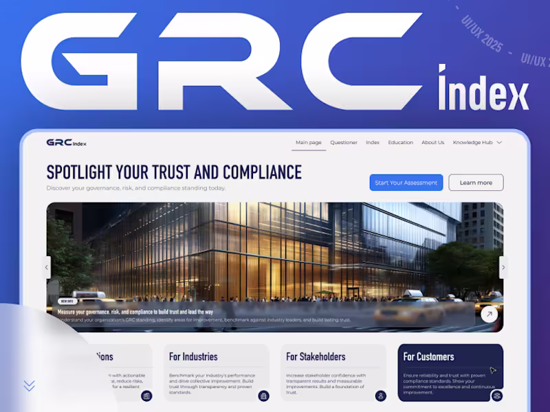 Cover image for GRCI Website Redesign