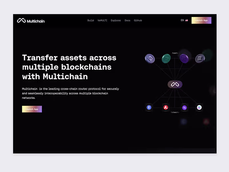 Cover image for Multichain Website: FIgma to Framer Implementation