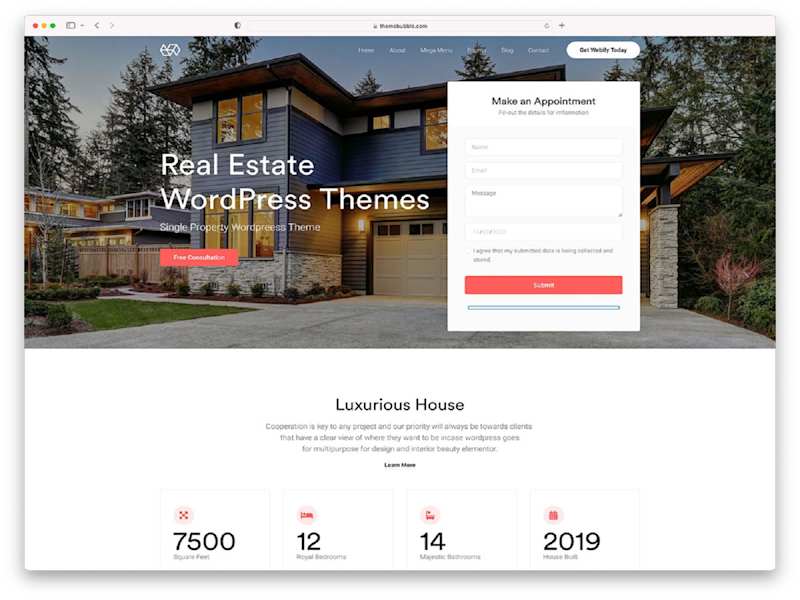 Cover image for Real Estate investor website