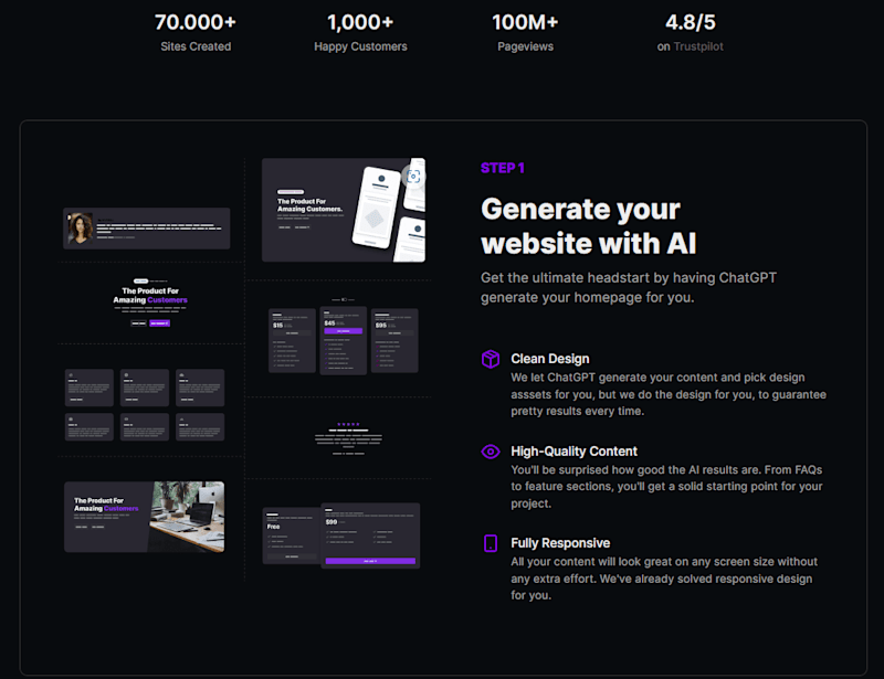 Cover image for Umso, AI-driven WEBSITE Builder