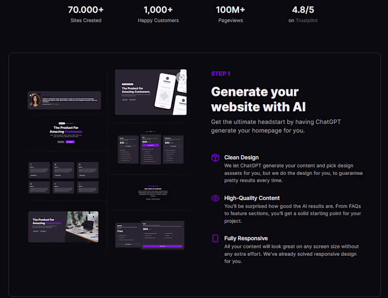 Cover image for Umso, AI-driven WEBSITE Builder