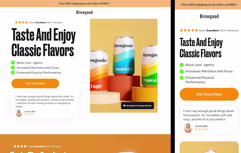Cover image for Shopify Landing Page Design With Replo