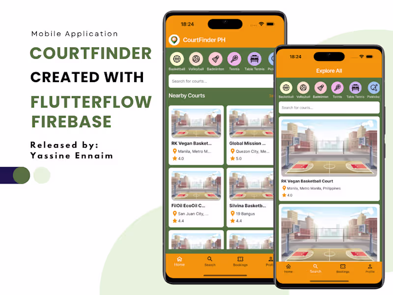 Cover image for Sports Court Booking Platform Development