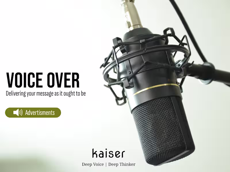 Cover image for Advertising Voice Over