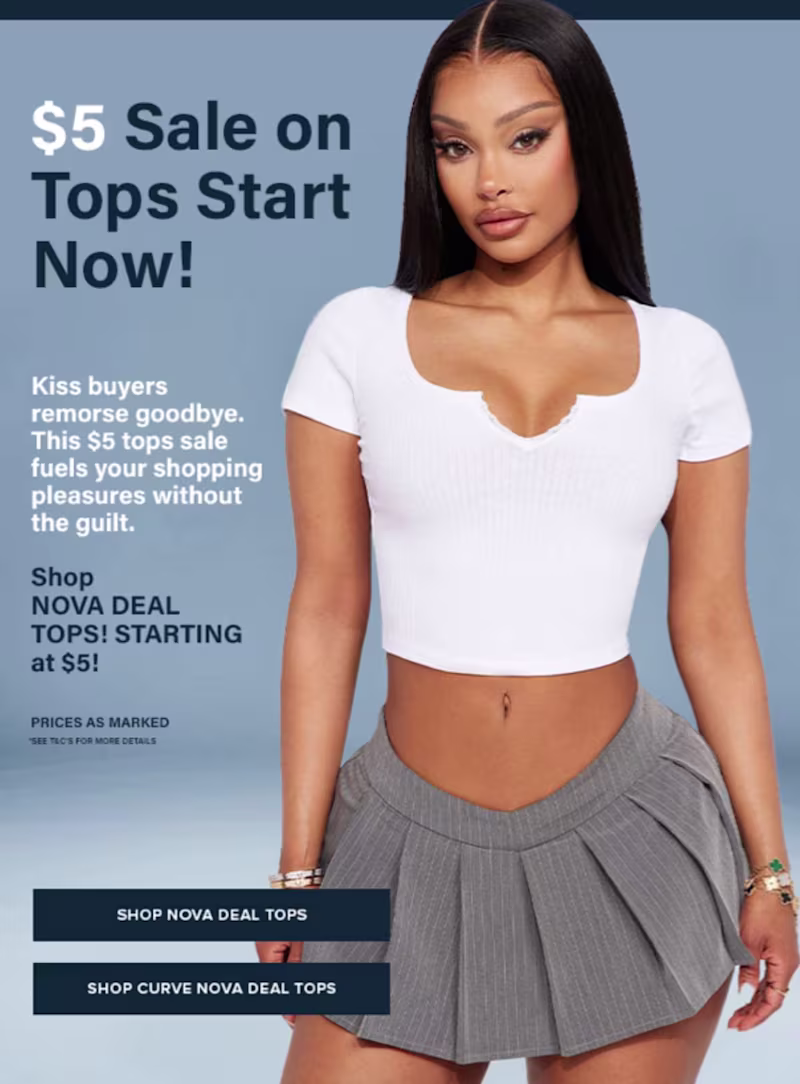 Cover image for Email Marketing Copy - Fashion Nova