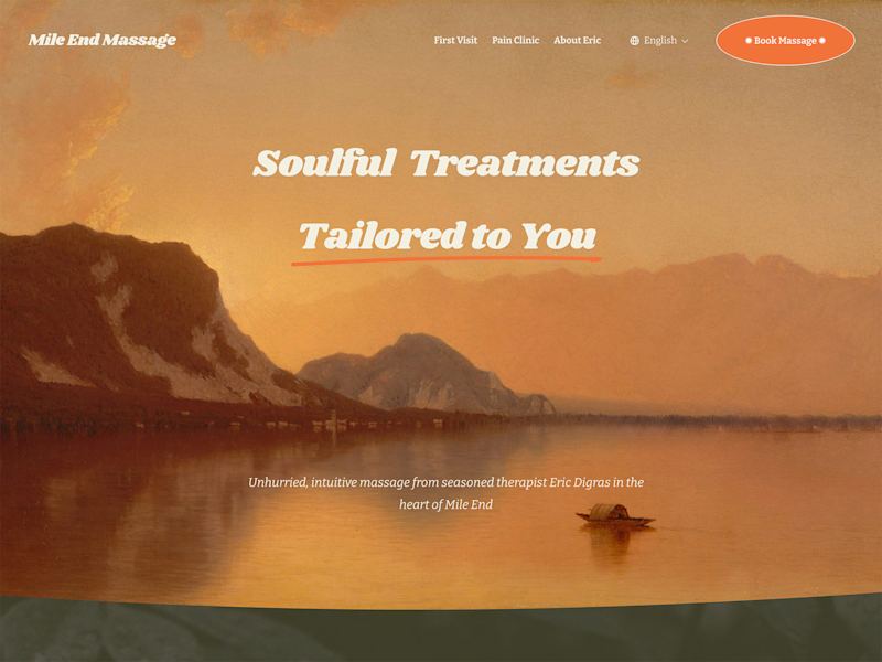 Cover image for Website Redesign for a Massage Therapist
