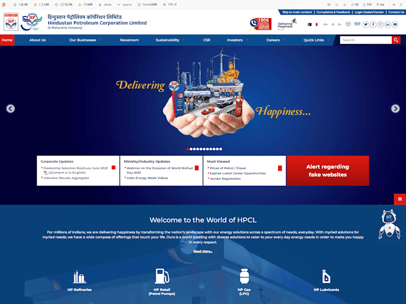 Cover image for Hindustan Petroleum Corporation Ltd. | Oil and Gas Company