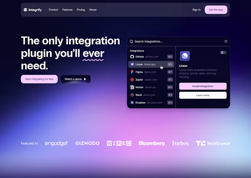 Cover image for Integrify: The only integration plugin you'll ever need