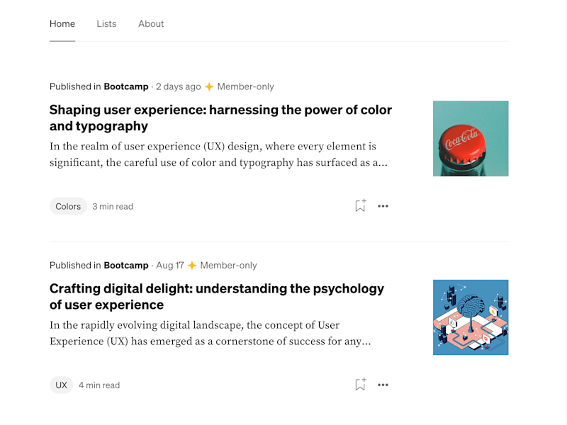Cover image for Writer for Medium