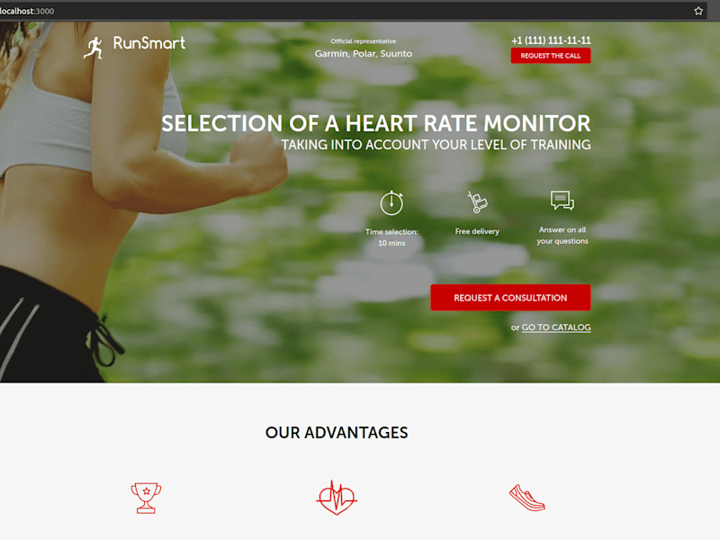 Cover image for Sport Products Website