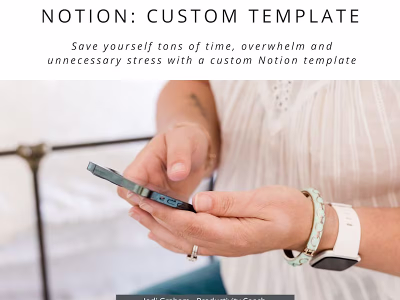 Cover image for Custom Notion Template