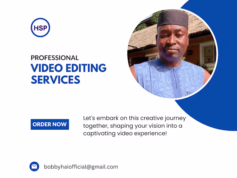 Cover image for Professional Video Editing Services 