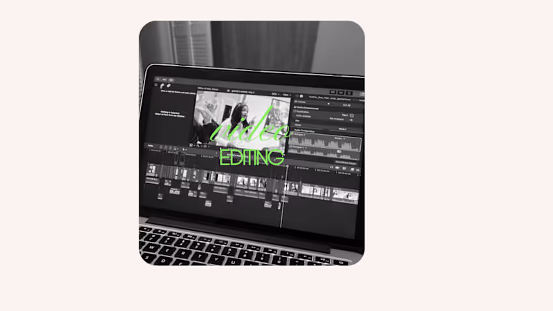 Cover image for YouTube Video Editing 