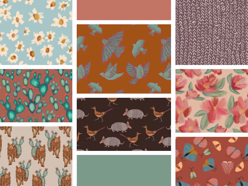 Cover image for Custom Surface Pattern Collection