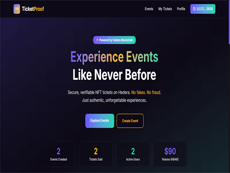 Cover image for TicketProof