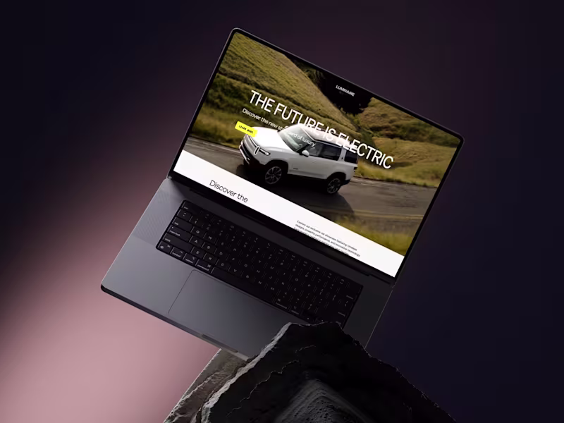 Cover image for Luminaire –  Website Development in Webflow