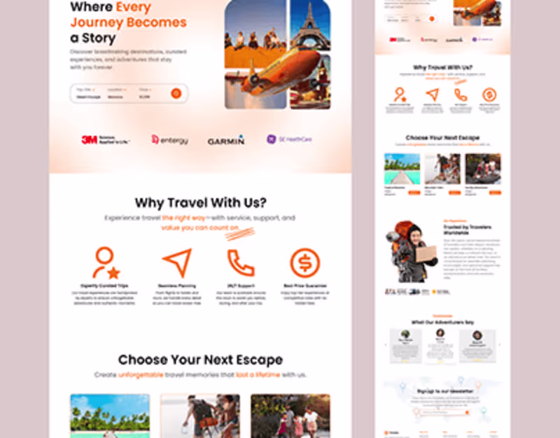 Cover image for Responsive Hero Section for SavorySage