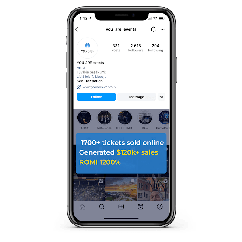 Cover image for Boosting online sales for an event agency