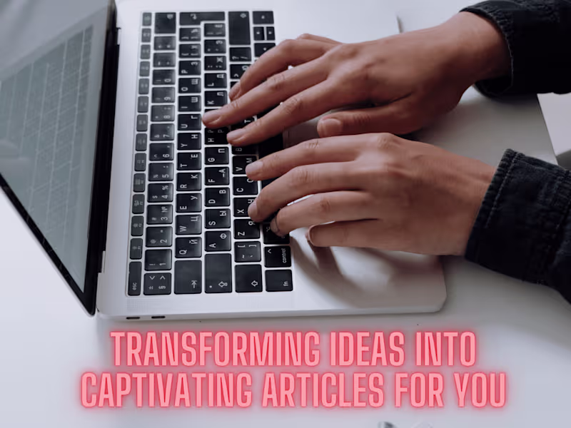 Cover image for Let me write an article for your website or business.