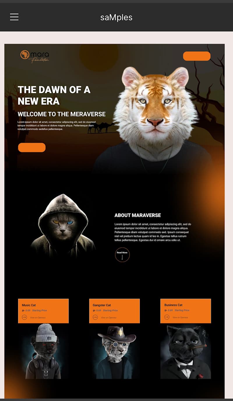Cover image for Figma to webflow website design for Mara :: Behance