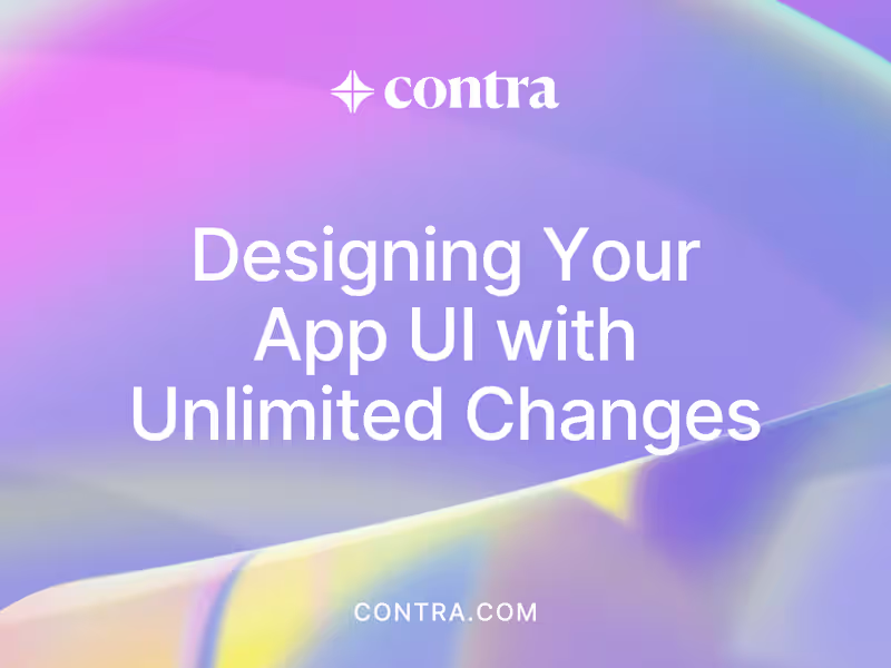 Cover image for Mobile App Design with Unlimited Changes