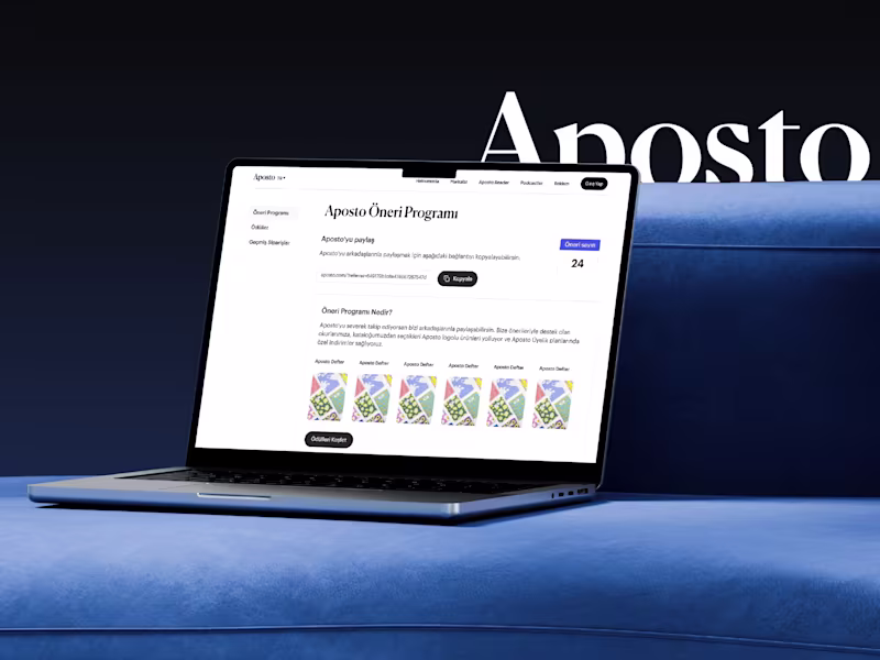 Cover image for Aposto Referral Dashboard