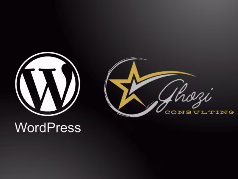 Cover image for Wordpress Website | Ghozi Consulting